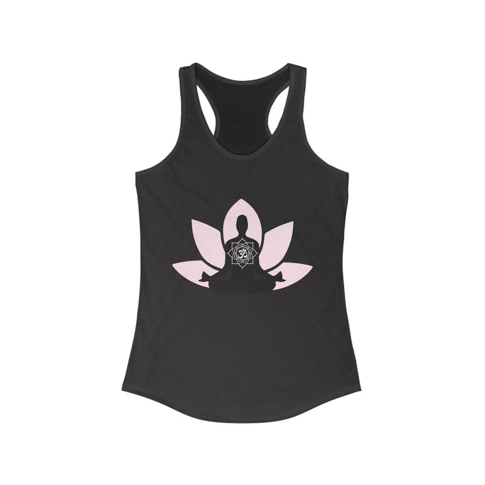 New Women’s Black Yoga Ideal Racerback Tank! Medium